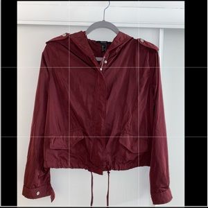 Maroon Wind breaker